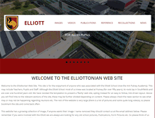 Tablet Screenshot of elliottonians.com